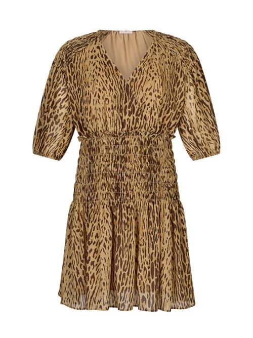 Vestito corto animalier Liu Jo | WA5331T6867.M9550